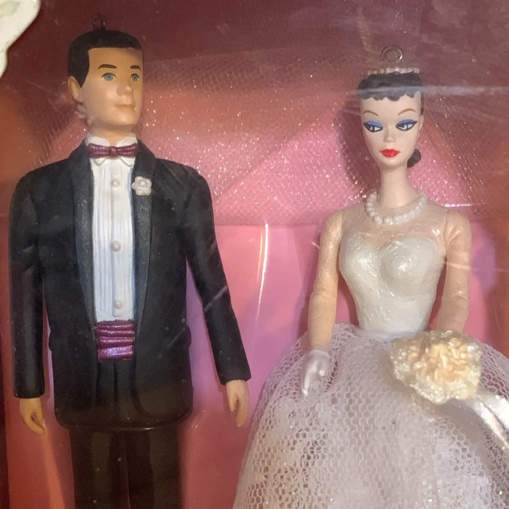 1997 Barbie Ken Wedding Day ornaments